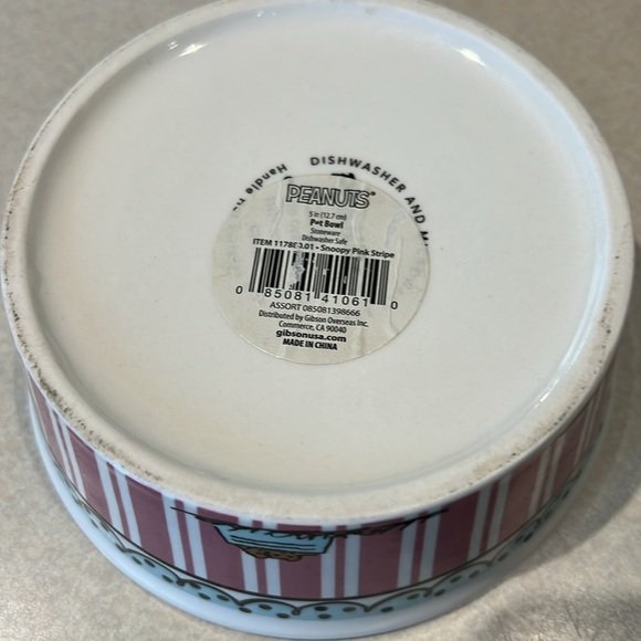 Gibson Snoopy Peanuts Dog Bowl - Picture 5 of 5